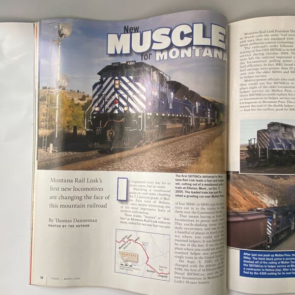 Trains March 2006 Twin Legends of Southwest Freight Cars Tonnage by State Map - Picture 8 of 10